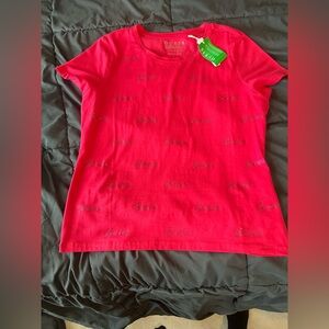 Guess pink Logo T-Shirt